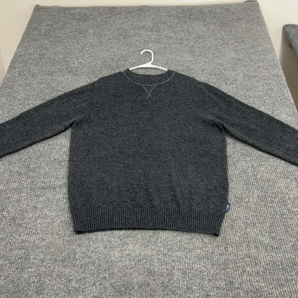 Woolrich Sweater Mens L Charcoal‎ Wool Crewneck Outdoor Gorpcore Casual